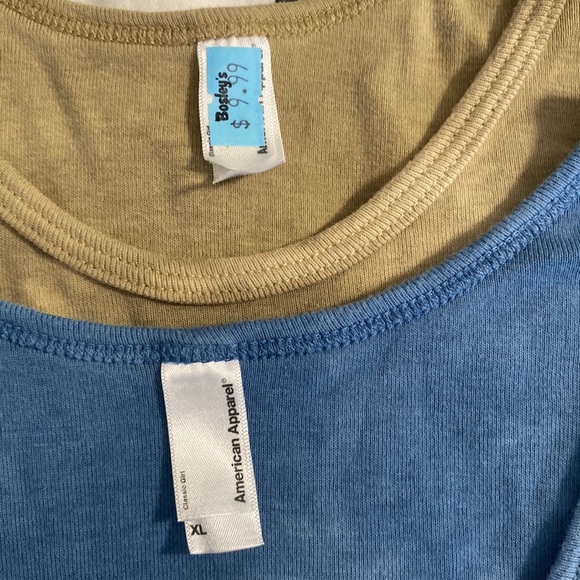 2 American Apparel Girls Tank Tops. - Picture 3 of 8